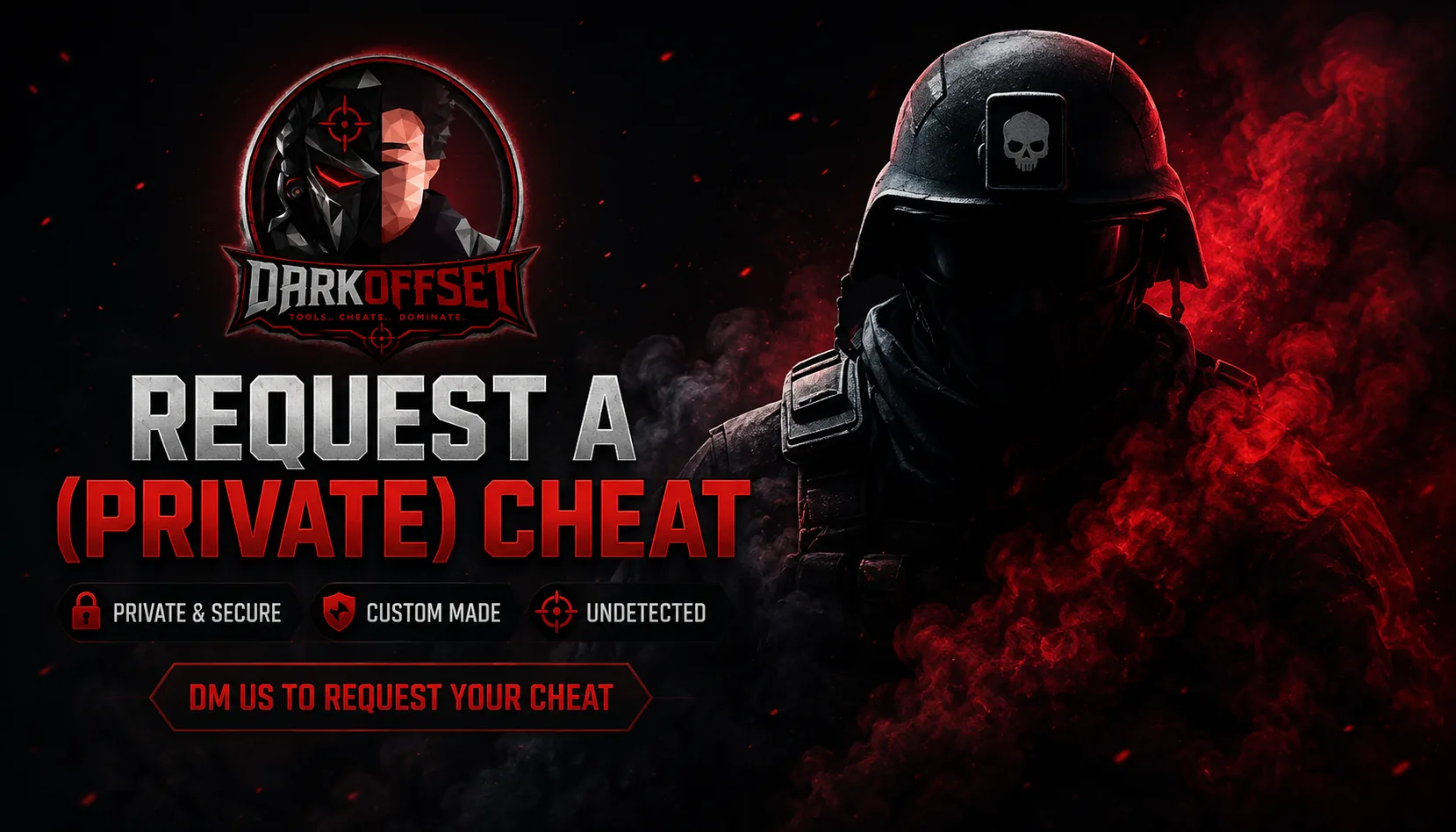 Private Cheat Request cheat menu screenshot